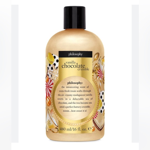 Philosophy Vanilla Chocolate Crumble Body Wash Luxurious - 16 ounce NEW SEALED - Picture 1 of 7